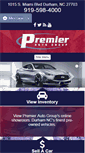 Mobile Screenshot of premierautogroupofdurham.com